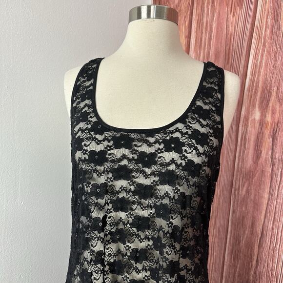 In Bloom by Jonquil Womens Lace Slip Dress Black Fairy Grunge Sexy Leopard XL - Picture 5 of 9